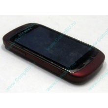 Красно-розовый телефон Alcatel One Touch 818 (Крым)