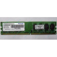 Модуль оперативной памяти 4Gb DDR2 Patriot PSD24G8002 pc-6400 (800MHz)  (Крым)