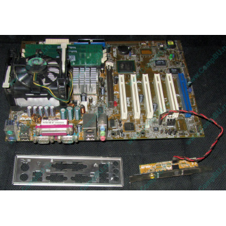 Материнская плата Asus P4PE (FireWire) с процессором Intel Pentium-4 2.4GHz s.478 и памятью 768Mb DDR1 Б/У (Крым)